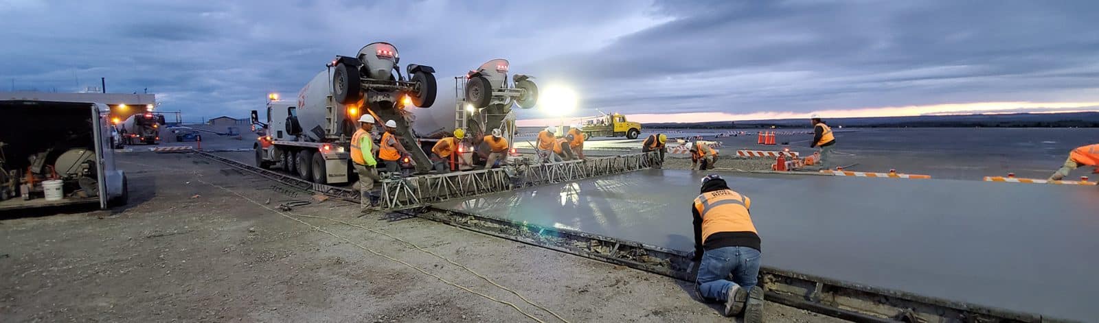 Billings Airport Commercial Apron Construction